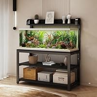 金属製水槽台 約120cm x 80cm x 65cm Amazon | Kziazoi 水槽棚金属ラーメン多層耐力ブラケット幅60